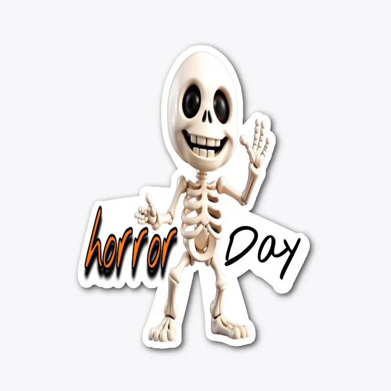 Horror day design 